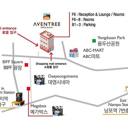 Aventree Hotel Busan Exterior foto